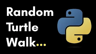 Python Turtle Walk Create a Random Walk for Beginners