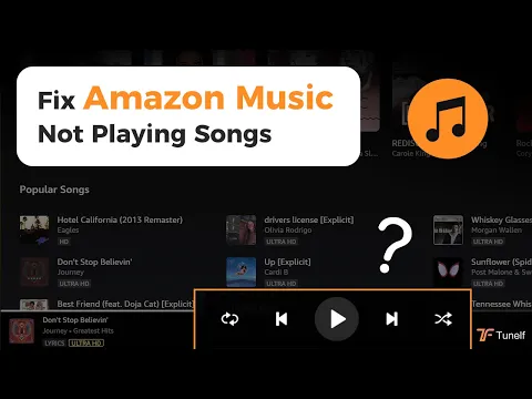 Download MP3 How to Fix Amazon Music Not Playing Songs | Tunelf