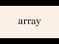 array