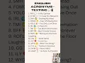 The Weird World of English Texting Acronyms
