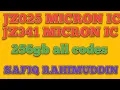 JZ025 MICRON IC JZ341 MICRON IC 256GB ALL CODES JZ025 32GB