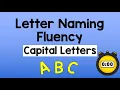 Science of Reading Letter Naming Fluency Capital Letters Homeschool