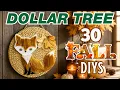 Cozy FALL 30 Dollar Tree DIYs for Gorgeous Autumn Decor