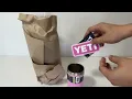Yeti limited edition power pink 64 oz rumbler bottle and 10 oz rumbler tumbler