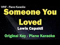 Download Lagu Lewis Capaldi - Someone You Loved (Karaoke Original Key)
