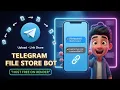 How To Create Advance File Store Bot File Sharing Bot File To Link Bot Deploy On Render