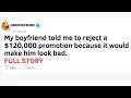 Lagu Mijn vriend zei dat ik een promotie van $ 120.000 moest afwijzen. [HEEL VERHAAL]