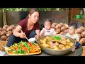 Download Lagu How to Cook Taro and Fish for Little Kids - Harvesting 100kg Giant Taro to Sell at Market