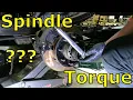 14 Bolt Spindle Nut Torque