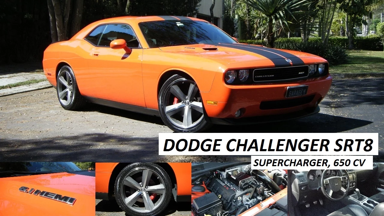 Garagem do Bellote TV: Dodge Challenger SRT8 (supercharger Kenne Bell, escape Magnaflow e 650 cv)