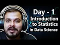 Live Day 1 - Introduction To statistics In Data Science