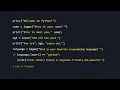 Learn Python in 10 Lines Beginner Tutorial for Absolute Newbies