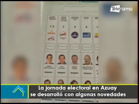 La jornada electoral en Azuay se desarrolló con algunas novedades
