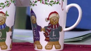 Lenox Set of 2 Holiday Heat-Changing Porcelain Mugs on QVC