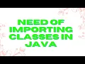 importing classes in java program import statement java