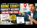 How to search Boone County property records online for free