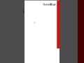 How to make Custom Scrollbar HTML CSS