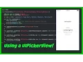 Swift 3 Tutorial - How to use a UIPickerView
