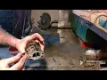 how to take a carburetor off and clean it on a Troy-Bilt pony lawn mower 17 and a half B S motor