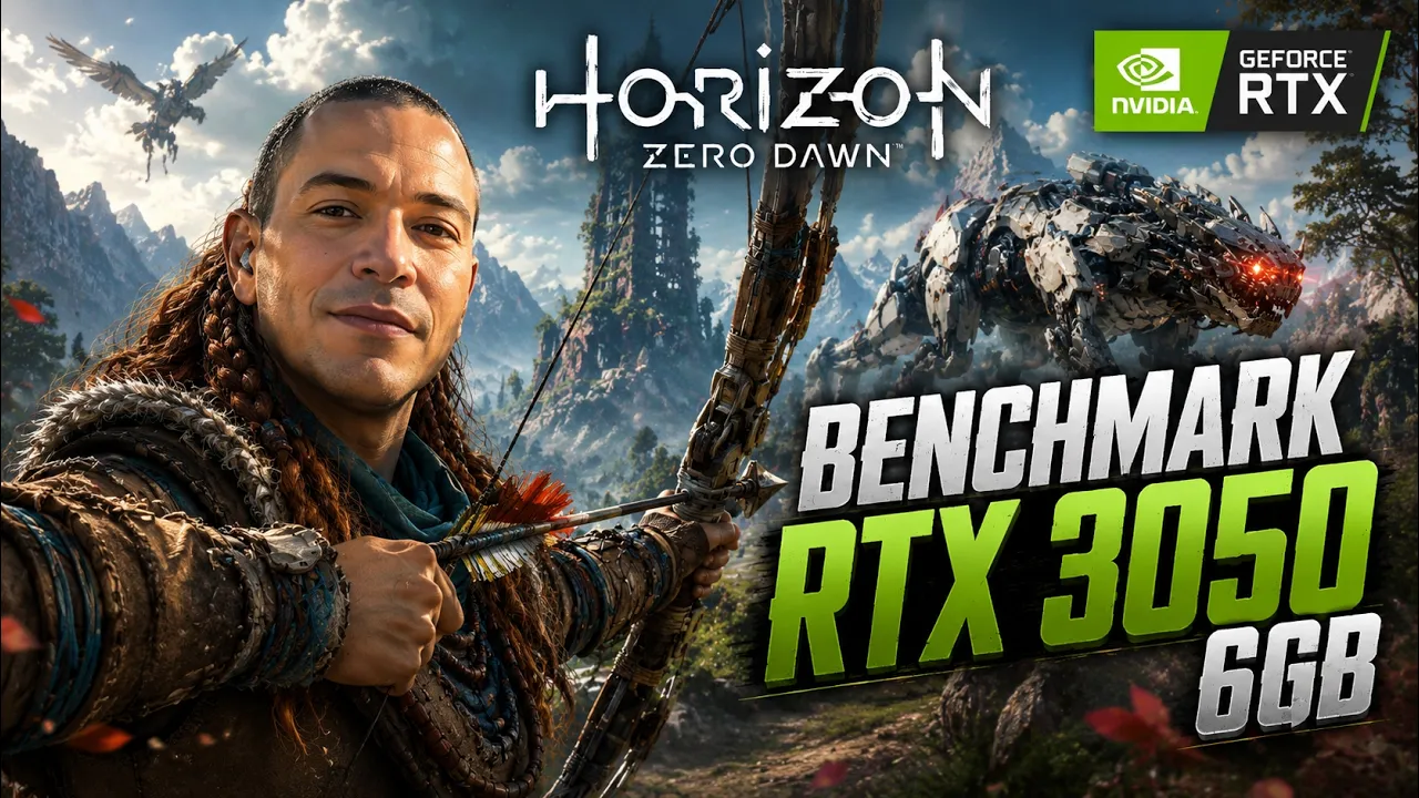 Benchmark Horizon Zero Dawn Remastered | Rtx 3050 + Xeon 2650 em 2026??