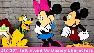 Mickey Mouse Cut Out Using Larger than Mat Cricut Technique