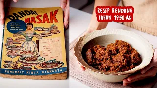 Nyobain Resep Dari Buku Masak Tua: RENDANG 🤩🤩