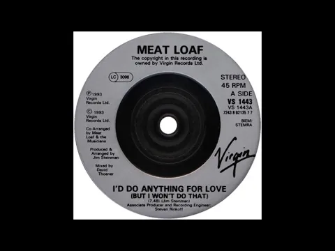 Download MP3 Meat Loaf - I'd Do Anything For Love (single version) (1993)