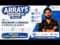 Arrays - Minimum Maximum Data Structures in Telugu C Java Python