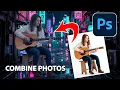 How to Combine Photos in Photoshop FAST EASY
