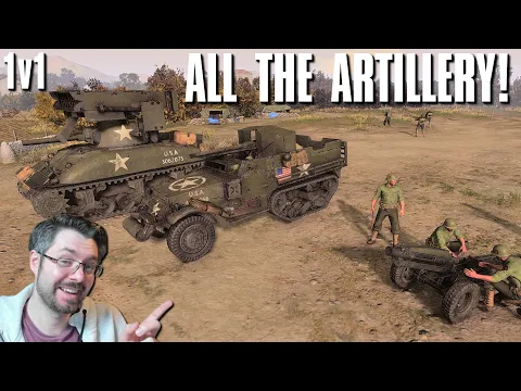 ALL THE ARTILLERY! - 1v1 - Company of Heroes 3
