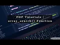 PHP Tutorial - array