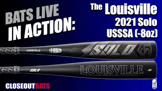 Closeoutbats com Louisville Solo 2 3 4 Big Barrel USSSA Bat WBL2485010 8oz 2021