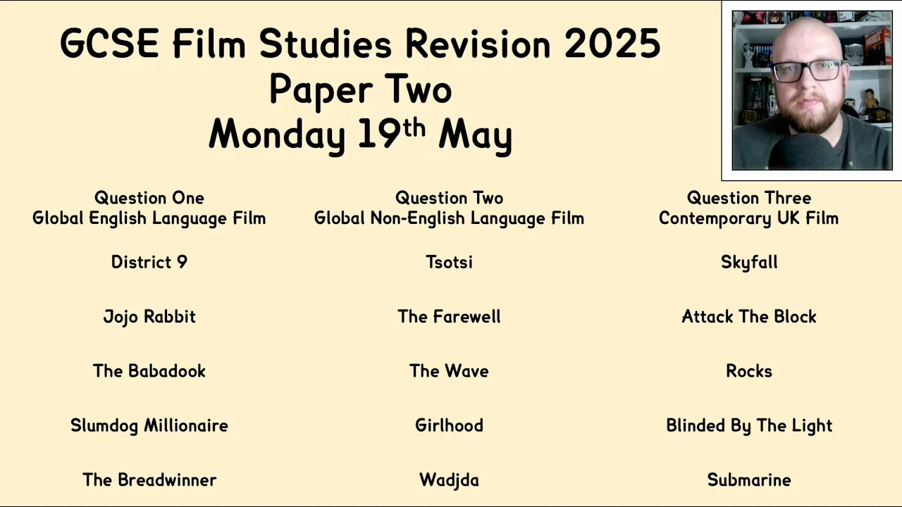GCSE Film Studies Paper Two Revision Guide 2025