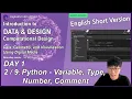 Eng 1 DAY - Computational Design Data Geometry and Visualization Using Digital Media