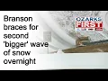 Branson Missouri braces for second bigger wave of snow overnight - Stoker Wieczorek