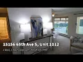 Killer Location 1-bed Tukwila Condo Walkthrough