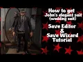 RDR2 How to get John s Elegant suit wedding suit Save Wizard Save Editor tutorial