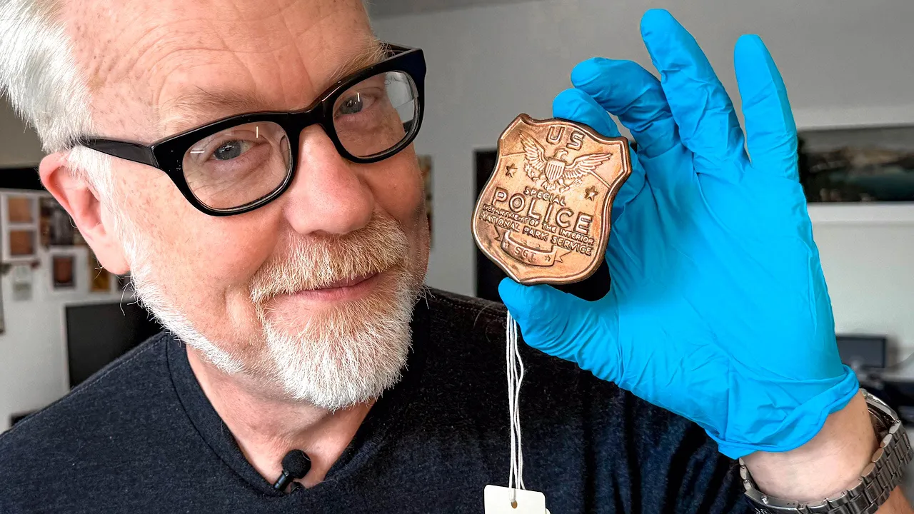 Adam Savage Falls Down the Rabbit Hole of NPS Badges