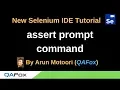 New Selenium IDE - Part 56