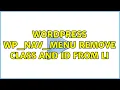 Wordpress wp - nav