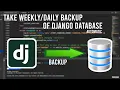 how to take backup of django database automatically on hourly basis