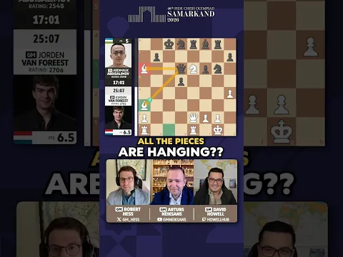EVERYTHING Was Hanging In This Chess Position 👀