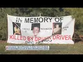 Banner serves as reminder of the dangers of drunk driving
