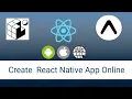 How to create React Native App online Expo Snack