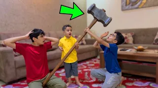شوفوا ايوني شلون صار ابو البيت 😂🔥 ماتتوقعون شسوه! 