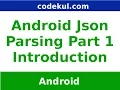 Android Tutorial 2019 - Android json parsing Tutorial Part
