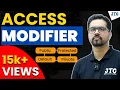 Difference between private public protected public in java with example by Som Sir