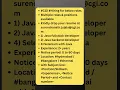 Hiring Java Developer Java Jobs