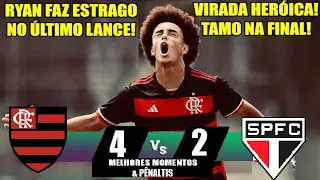 MELHORES MOMENTOS - FLAMENGO 1 (4)X(2) 1 SÃO PAULO - RYAN SALVOU CLASSIFICADO FINAL ADIDAS CUP 2024