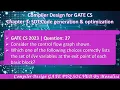 GATE CS 2023 Q27 Consider the control flow graph shown Which one of the following choices